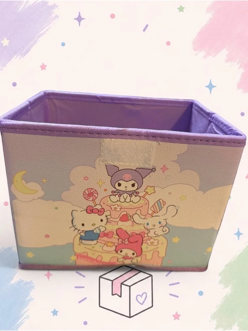 Sanrio Pastel Character Storage Box - Pink